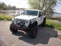 18-Current Jeep Wrangler JL, JLU and 20-Current Jeep Gladiator JT Front Steel Elite Fenders Fishbone Offroad
