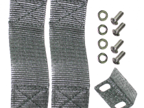 Jeep TJ Front Tube Doors 97-06 Wrangler TJ Black Textured Powdercoat Steel Fishbone Offroad