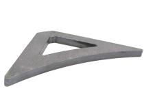 Jeep Gusset Triangular Bare Steel Fishbone Offroad