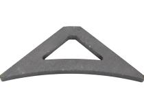 Jeep Gusset Triangular Bare Steel Fishbone Offroad