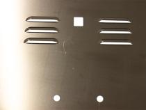 Jeep TJ Hood Louver Raw Unpainted 03-06 Wrangler TJ Fishbone Offroad