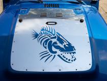 Jeep TJ Hood Louver Raw Unpainted 03-06 Wrangler TJ Fishbone Offroad