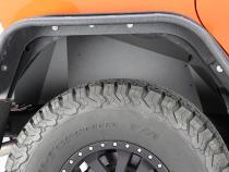 Jeep JK Inner Fenders 07-18 Wrangler JK Front/Rear Set Of 4 Aluminum Black Powdercoat Fishbone Offroad