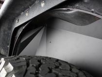 Jeep JK Inner Fenders 07-18 Wrangler JK Front/Rear Set Of 4 Aluminum Black Powdercoat Fishbone Offroad