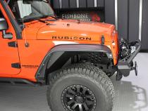 Jeep JK Inner Fenders 07-18 Wrangler JK Front/Rear Set Of 4 Aluminum Black Powdercoat Fishbone Offroad