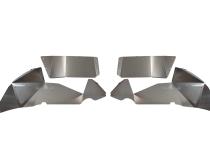 Jeep JL Inner Fenders For 18-Current Wrangler JL Rear Pair Aluminum Raw Fishbone Offroad