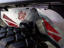Jeep JL Inner Fenders For 18-Current Wrangler JL Front/Rear Set of 4 Aluminum Raw Fishbone Offroad