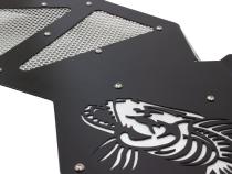 Jeep JL Inner Fenders For 18-Current Wrangler JL,  2020-Current JT Gladiator Front Pair Aluminum Black Powdercoat Fishbone Offroad