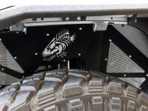 Jeep JL Inner Fenders For 18-Current Wrangler JL,  2020-Current JT Gladiator Front Pair Aluminum Black Powdercoat Fishbone Offroad