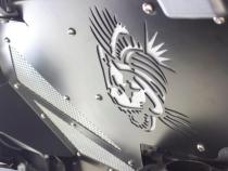 Jeep JL Inner Fenders For 18-Current Wrangler JL,  2020-Current JT Gladiator Front Pair Aluminum Black Powdercoat Fishbone Offroad
