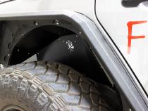 Jeep JL Inner Fenders For 18-Current Wrangler JL Rear Pair Aluminum Black Powdercoat Fishbone Offroad