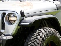 18-Current Jeep Wrangler JL, JLU and 20-Current Jeep JT Gladiator Aluminum Elite Front Fenders Fishbone Offroad