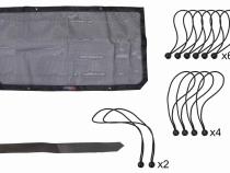 2018-Present Jeep Wrangler JL/U and 2018-Present Jeep Gladiator JT Front Sun Shade Fishbone Offroad
