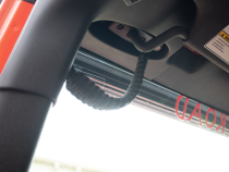 Paracord Grab Handles for A Pillar Sound Bar 07-18 Wrangler JK Black Fishbone Offroad