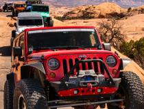 Powdercoat Nighthawk Mid-tube Stinger Front Bumper with Aluminum Skid for JK, JL, and JT - Black Powdercoat Artec Industries