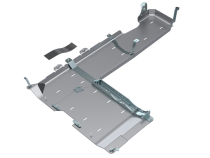 JLU T-Case/Fuel Skid Kit Only - 4 Door 3.6L, 2.0L, 392 Hemi - Aluminum 18-Present Artec Industries