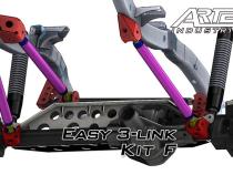 Easy 3 Link Kit F for Artec Trusses No Tubing Outside Frame Dodge Front Driver Rear Passenger Artec Industries