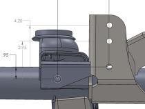Raised Tracbar Bracket For TJ Front Axle Artec Industries