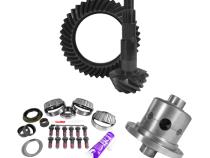 11.5 inch AAM 4.56 Rear Ring and Pinion Install Kit Positraction 4.375 inch OD Pinion Bearing Yukon Gear &amp;amp; Axle