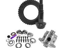 11.25 inch Dana 80 Thin 3.73 Rear Ring and Pinion Install Kit 35 Spline Positraction 4.125 inch Yukon Gear &amp;amp; Axle