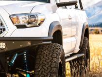 Tacoma APEX Rock Sliders Bare with Fill Plates 05-Present Toyota Tacoma Access Cab Long Bed/Double Cab Short Bed All Pro Off Road