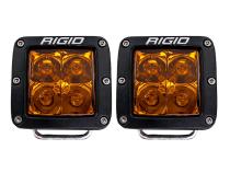 D-Series Spot with Amber PRO Lens Pair Rigid Industries