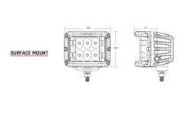 Flood Surface Mount D-SS Pro RIGID Industries