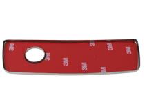 Jeep JK Glove Box Door Handle Cover 07-18 Wrangler JK Polished Silver Kentrol