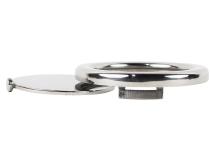 Jeep JK Air Vent Assembly 8 Pieces 07-10 Wrangler JK Polished Silver Kentrol
