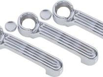 Jeep JK Exterior Door Handle Covers 6 Pieces 07-18 Wrangler JK Polished Silver Kentrol