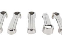 Jeep JK Exterior Door Handle Covers 10 Pieces 07-18 Wrangler JK Polished Silver Kentrol