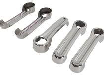 Jeep JK Exterior Door Handle Covers 10 Pieces 07-18 Wrangler JK Polished Silver Kentrol