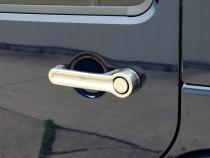 Jeep JK Exterior Door Handle Covers 10 Pieces 07-18 Wrangler JK Polished Silver Kentrol