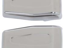Jeep JK Liftgate Hinge Overlays Pair 07-18 Wrangler JK Polished Silver Kentrol