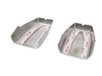 Jeep JK Liftgate Hinge Overlays Pair 07-18 Wrangler JK Polished Silver Kentrol