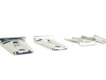 Jeep JK Door Hinge Overlays 4 Pieces 2 Door 07-18 Wrangler JK Polished Silver Kentrol