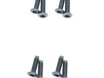 Jeep JK Door Hinge Overlays 4 Pieces 2 Door 07-18 Wrangler JK Polished Silver Kentrol