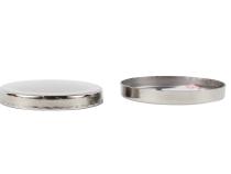 Jeep JK Liftgate Button Covers Pair 07-18 Wrangler JK Polished Silver Kentrol
