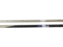 Jeep CJ7 Rocker Guards Pair 76-86 CJ7 Polished Silver Kentrol