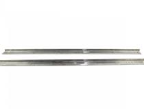 Jeep CJ7 Rocker Guards Pair 76-86 CJ7 Polished Silver Kentrol