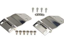 Jeep CJ7 Liftgate Hinge Pair 77-86 CJ7 Polished Silver Kentrol