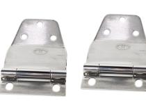 Jeep CJ7 Liftgate Hinge Pair 77-86 CJ7 Polished Silver Kentrol