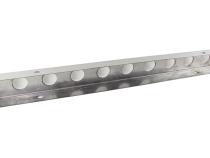 Jeep CJ 42 Inch Front Bumper with holes 45-86 CJ Polished Silver Kentrol