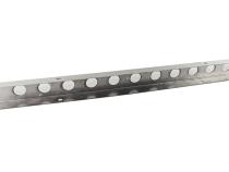 Jeep CJ 54 Inch Front Bumper with holes (No License Plate Holes) 45-86 CJ Polished Silver Kentrol