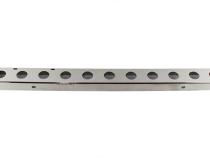 Jeep CJ 54 Inch Front Bumper with holes 45-86 CJ Polished Silver Kentrol