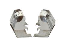Jeep CJ7/YJ Side Steps Pair 76-95 CJ7 Wrangler YJ Polished Silver Kentrol