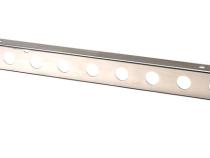 Jeep YJ 54 Inch Front Bumper with holes 87-95 Wrangler TJ Polished Silver Kentrol
