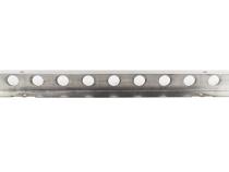Jeep YJ 54 Inch Front Bumper with holes 87-95 Wrangler TJ Polished Silver Kentrol