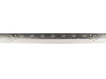 Jeep YJ 54 Inch Front Bumper with holes 87-95 Wrangler TJ Polished Silver Kentrol