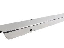 Jeep YJ 54 Inch Front Bumper Without Holes (No License Plate Holes) 87-95 Wrangler TJ Polished Silver Kentrol